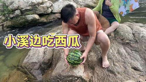 溪溪在吃瓜,甜蜜滋味里的悠闲生活