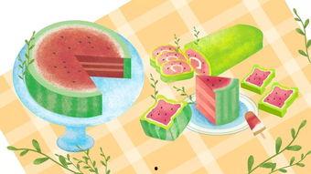 花样吃瓜手抄报,手抄报中的夏日风情